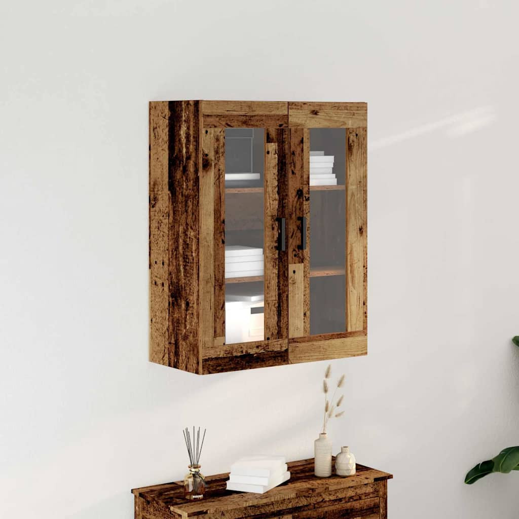 vidaXL Wandschrank Altholz 69,5 x 34 x 90 cm Holzwerkstoff
