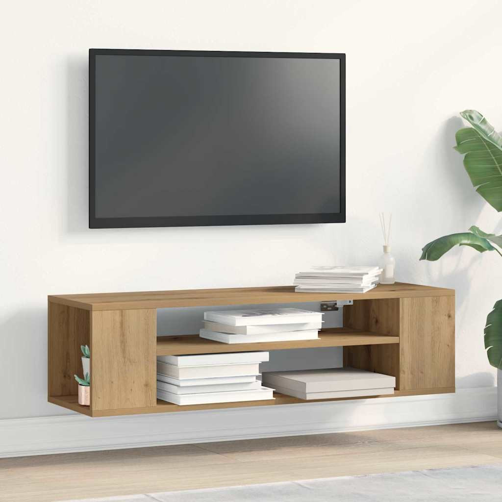 vidaXL TV-Schränk 100 x 30 x 26,5 cm Artisan-Eiche Holzwerkstoff