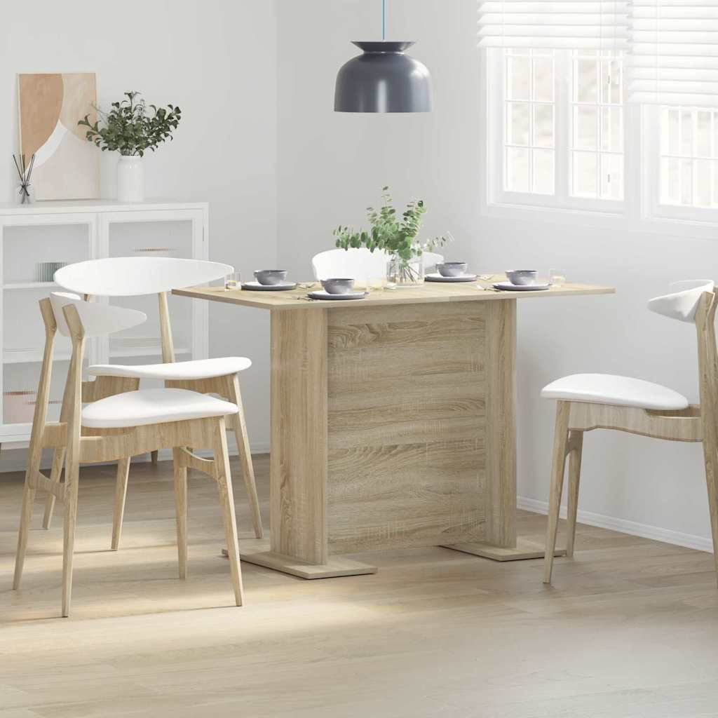 vidaXL Esstisch Sonoma-Eiche 110 x 60 x 75 cm Holzwerkstoff