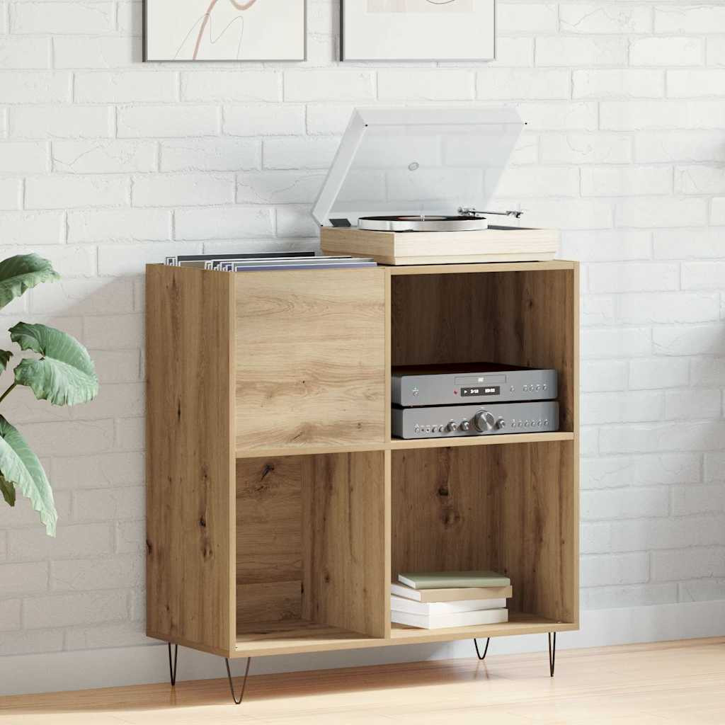vidaXL Schallplattenschrank Artisan-Eiche 85 x 38 x 89 cm