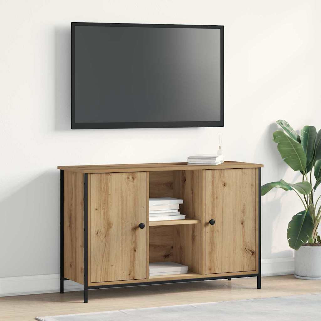 vidaXL TV-Schrankset 101 x 35 x 65 cm Artisan-Eiche Holzwerkstoff