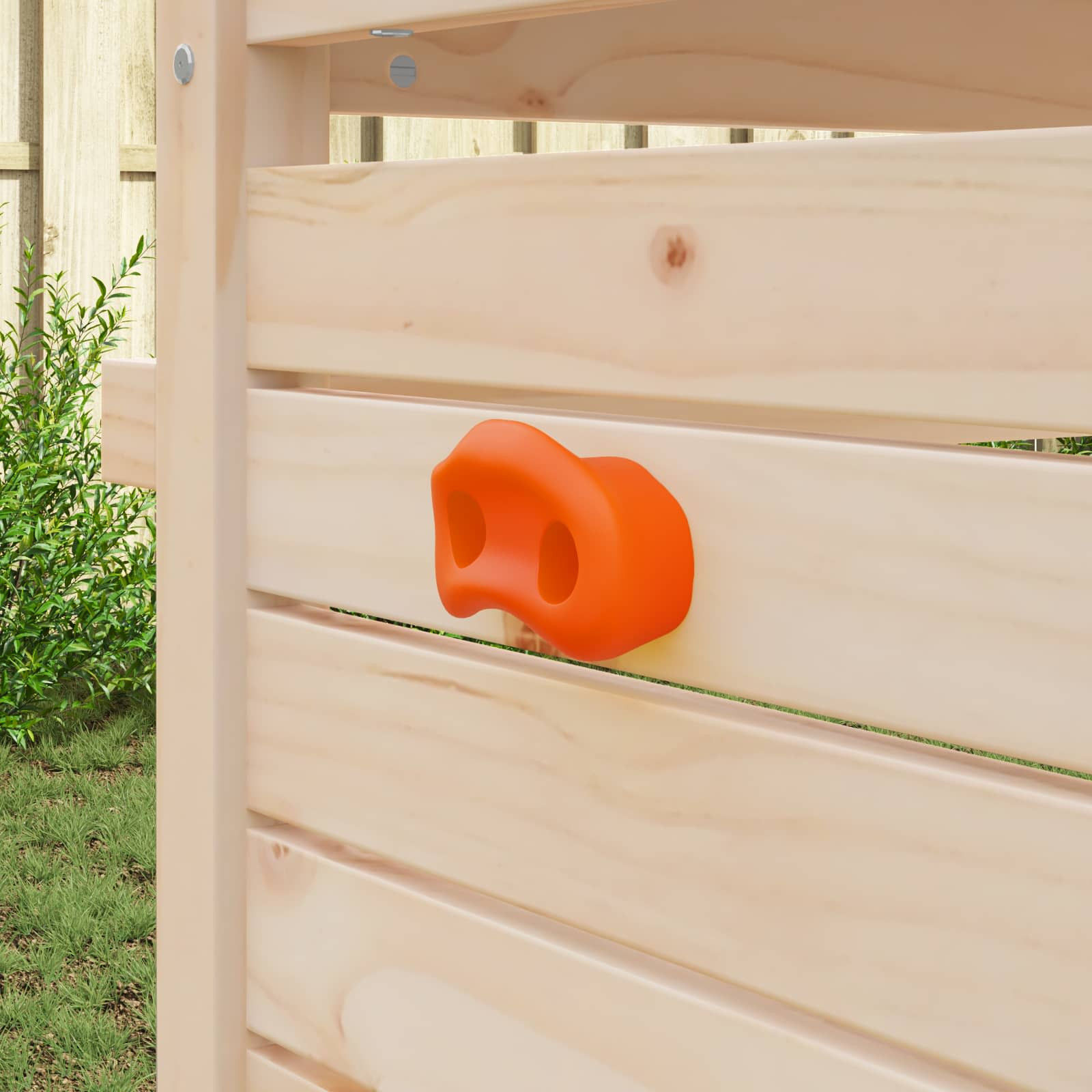 vidaXL Klettergriff 2 pcs Orange 100 x 67 x 43 mm PP