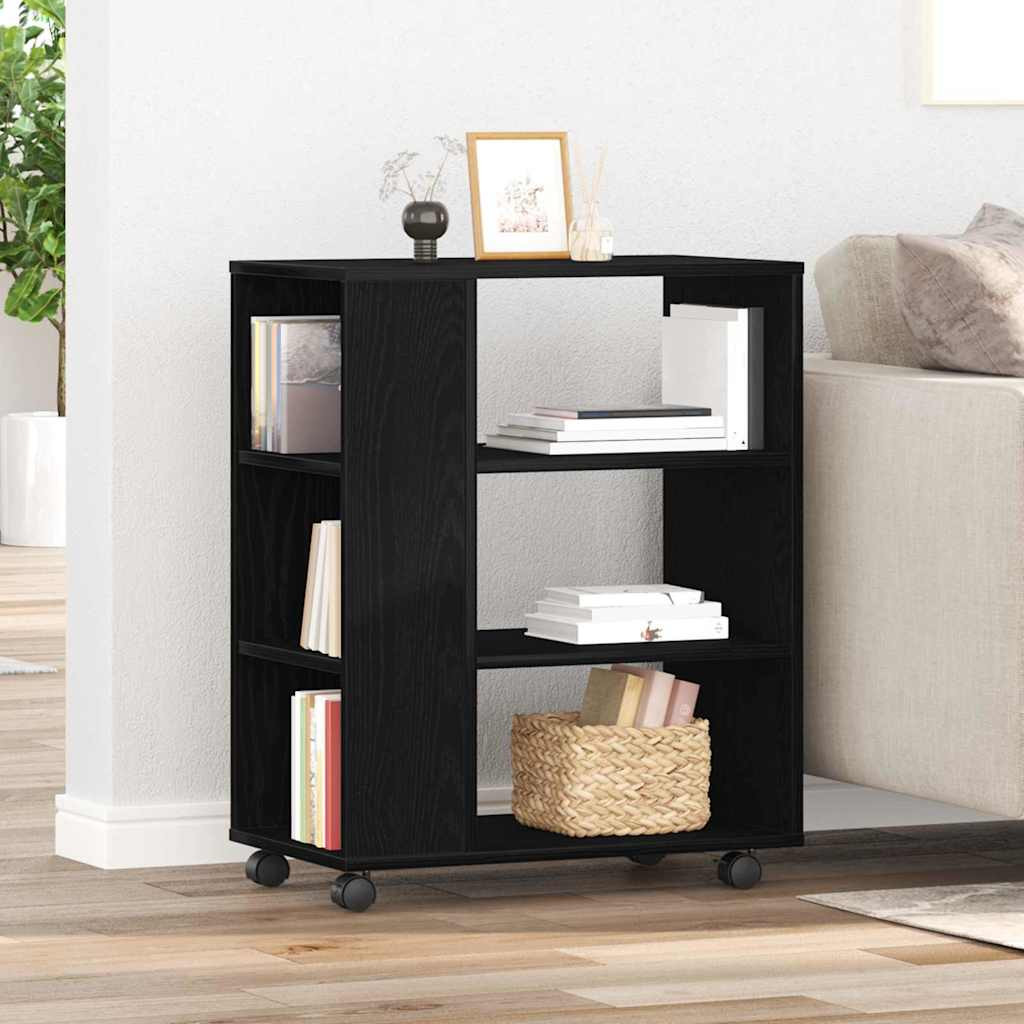 vidaXL Aufbewahrungsschrank Schwarz Eichen-Optik 60 x 35 x 75 cm