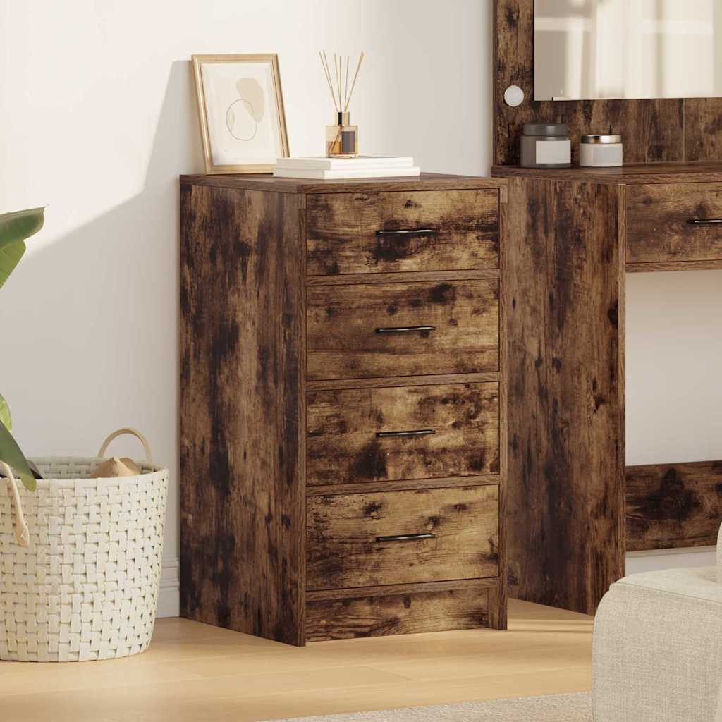 vidaXL Sideboard Räuchereiche 40 x 41 x 75 cm Holzwerkstoff