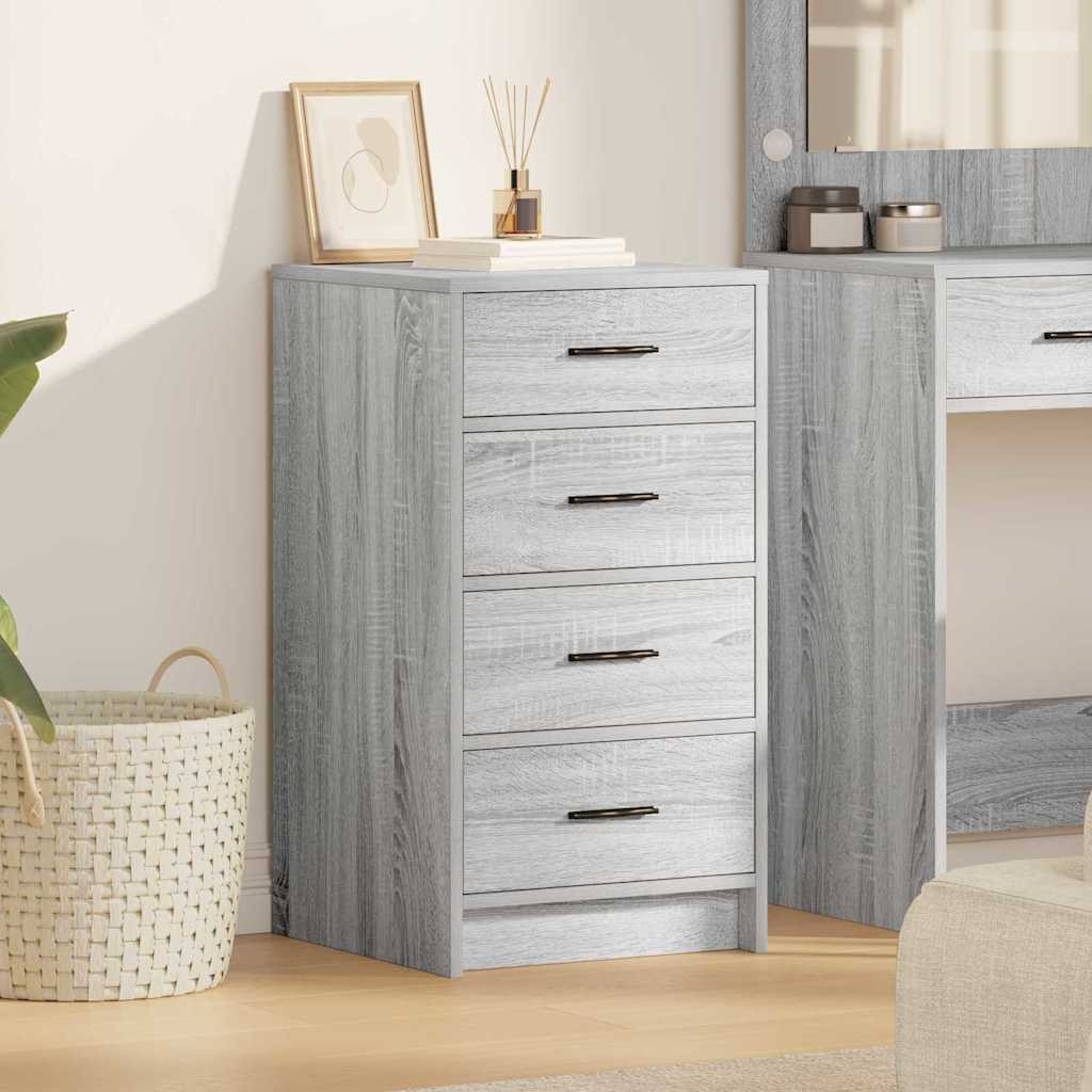 vidaXL Sideboard Grau Sonoma 40 x 41 x 75 cm Holzwerkstoff