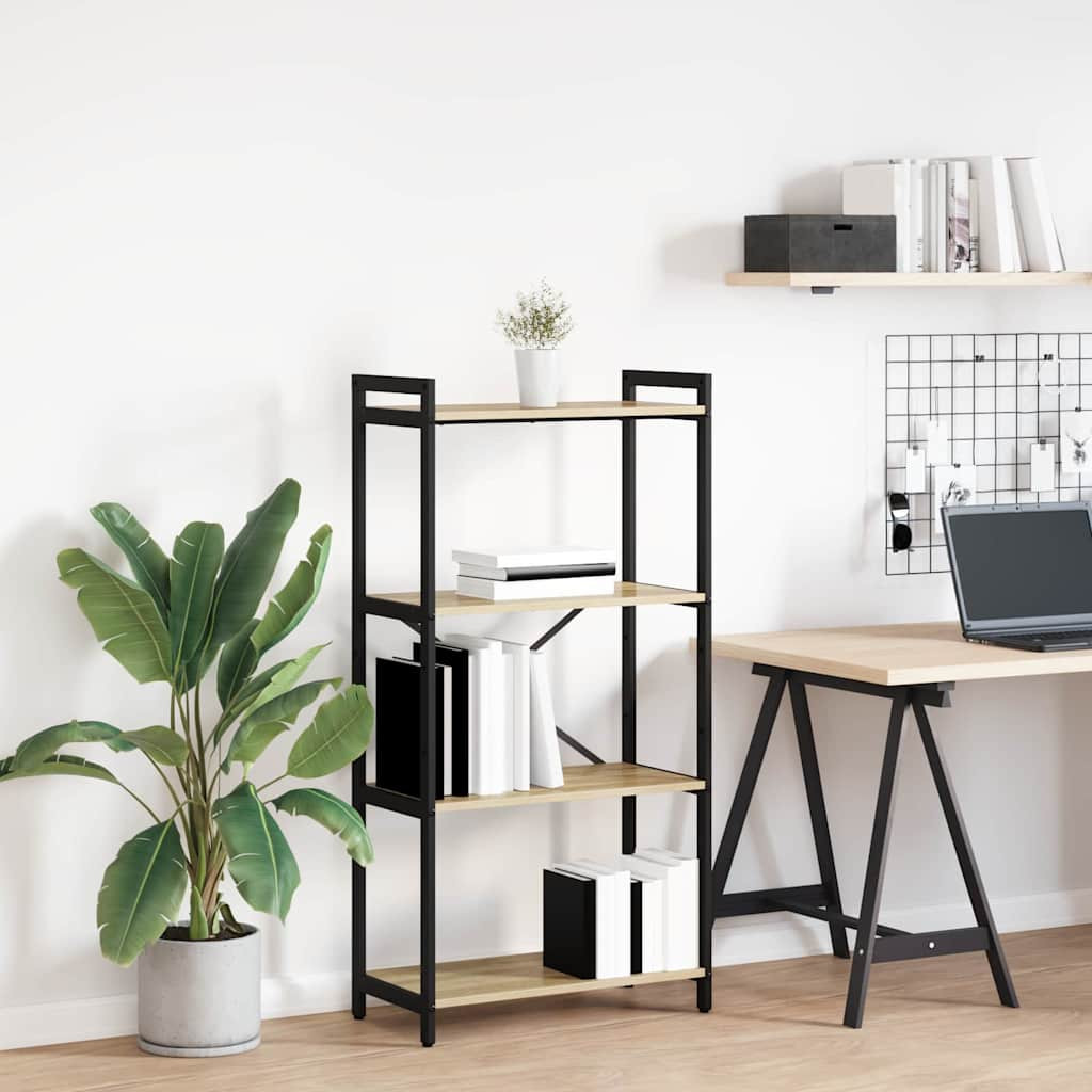 vidaXL Bücherregal Sonoma-Eiche 60 x 30 x 120 cm Holzwerkstoff