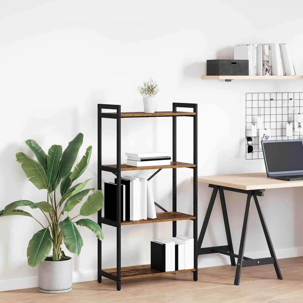 vidaXL Bücherregal Altholz 60 x 30 x 120 cm Holzwerkstoff