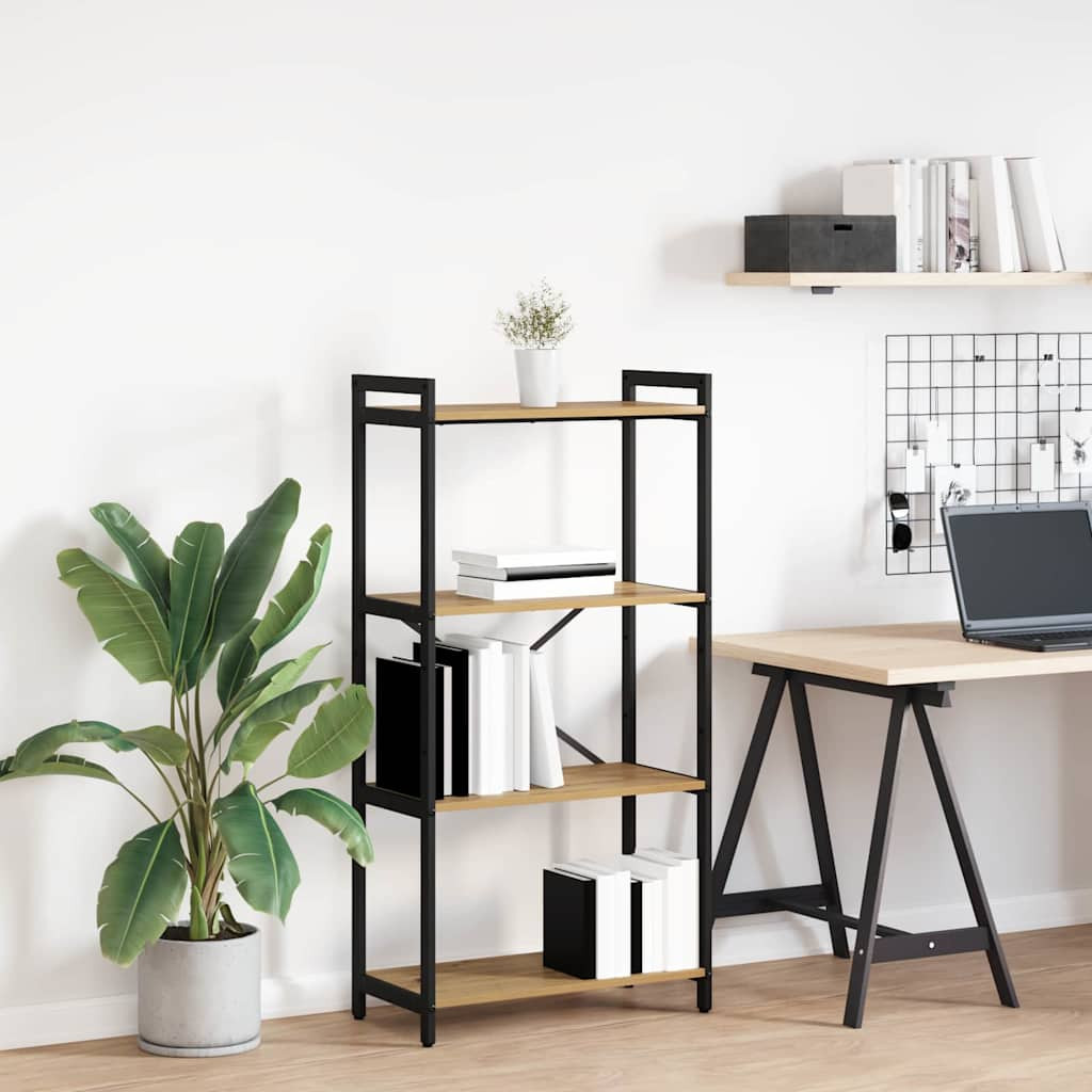 vidaXL Bücherregal 60 x 30 x 120 cm Holzwerkstoff Artisan-Eiche