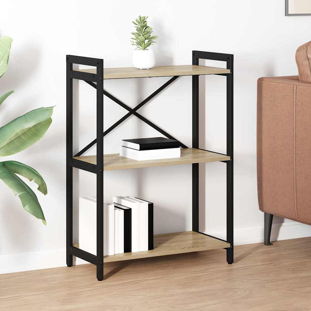 vidaXL Bücherregal Sonoma-Eiche 60 x 30 x 85 cm Holzwerkstoff