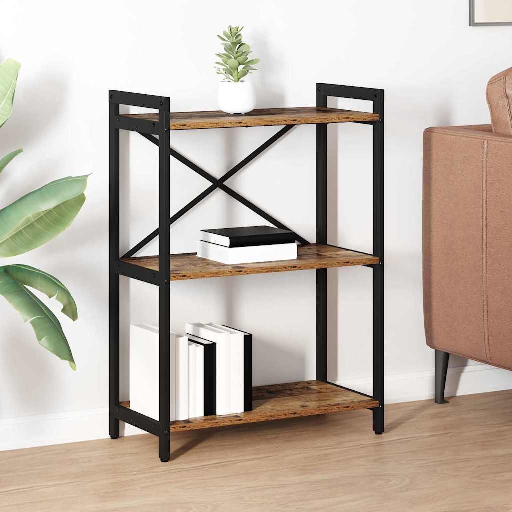 vidaXL Bücherregal Altholz 60 x 30 x 85 cm Holzwerkstoff