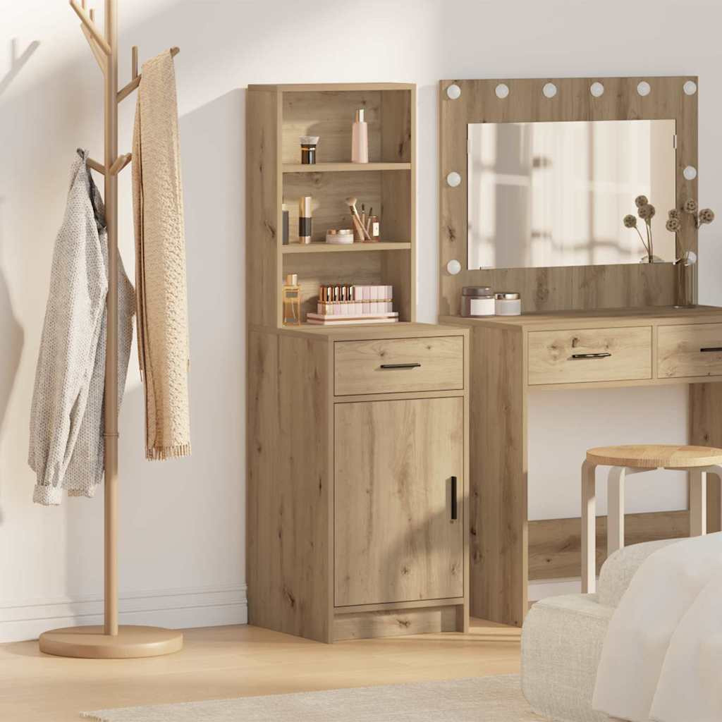 vidaXL Highboard Artisan-Eiche 41 x 40 x 135 cm Holzwerkstoff