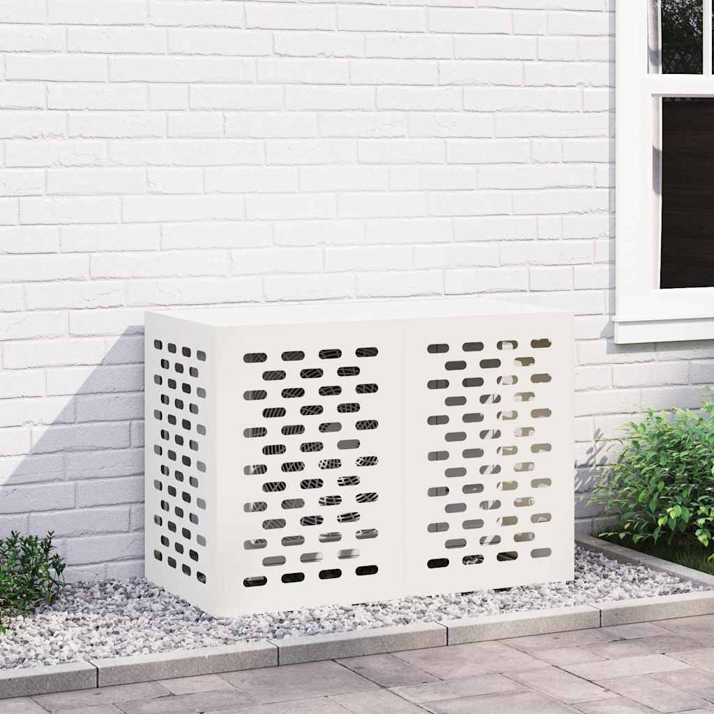 vidaXL Klimaanlagenabdeckung Weiß 100 x 50 x 70 cm