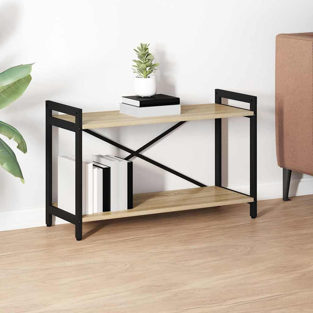 vidaXL Bücherregal Sonoma-Eiche 80 x 30 x 50 cm Holzwerkstoff