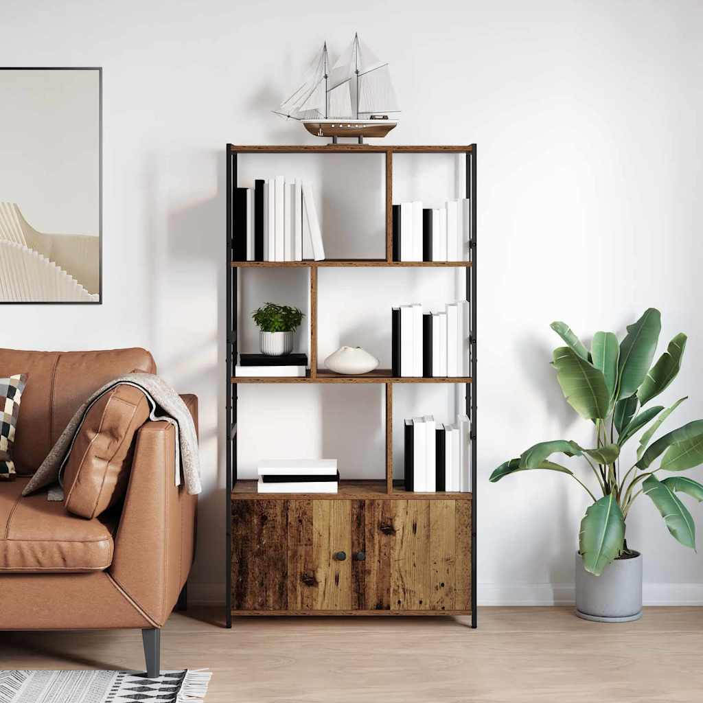 vidaXL Bücherregal Altholz 80 x 30 x 155,5 cm Holzwerkstoff