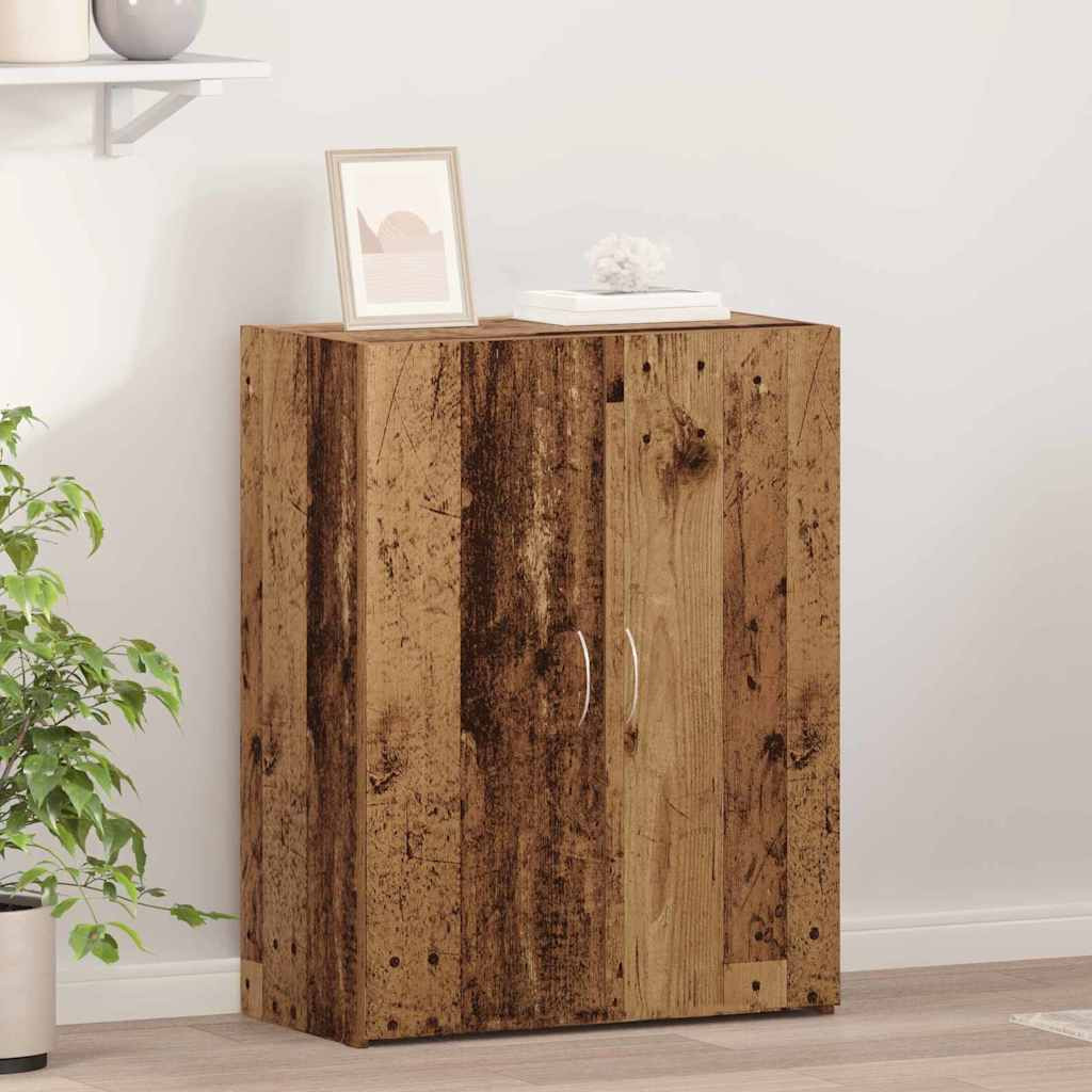 vidaXL Büroschrank Altholz 70 x 32 x 77.5 cm Holzwerkstoff