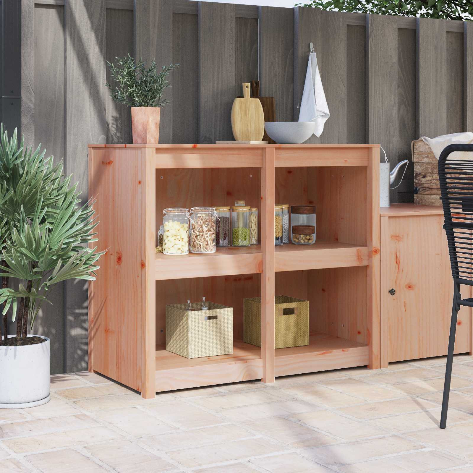 vidaXL Küchenschrank MEPPEL Braun Eichen-Optik 106 x 55 x 92 cm