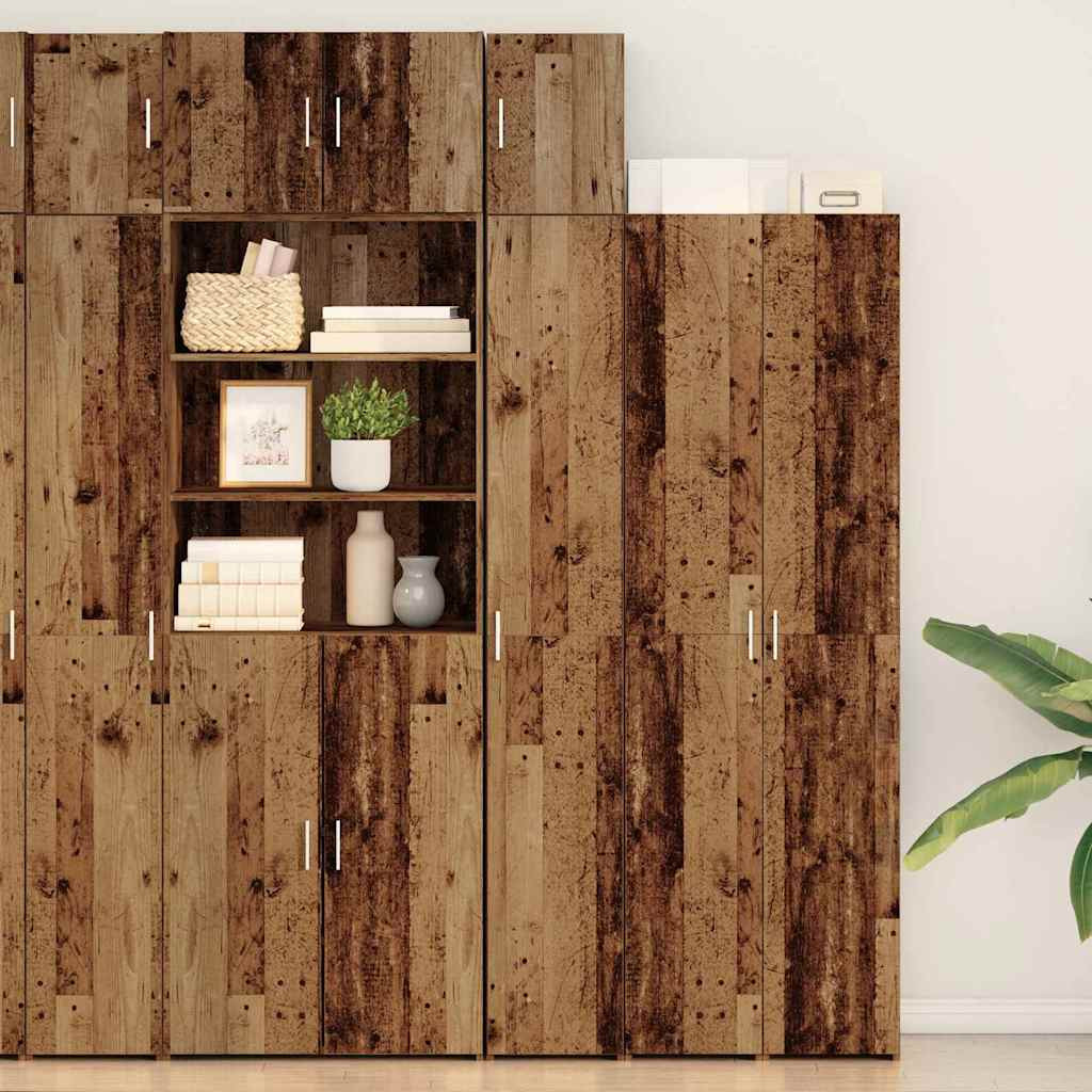 vidaXL Wandschrank Altholz 30 x 42,5 x 39,5 cm Holzwerkstoff