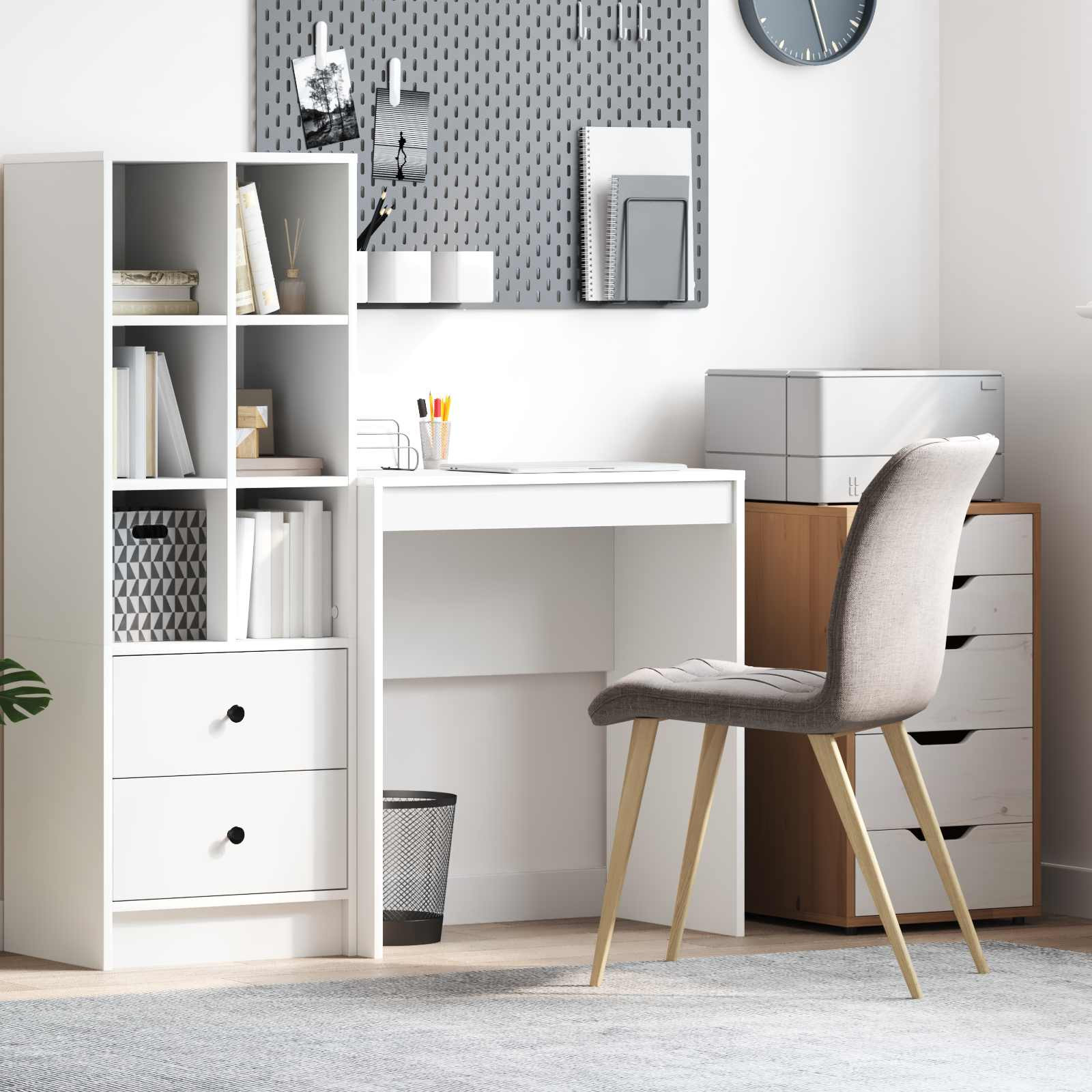 vidaXL Schreibtisch Weiß 70 x 40 x 76 cm