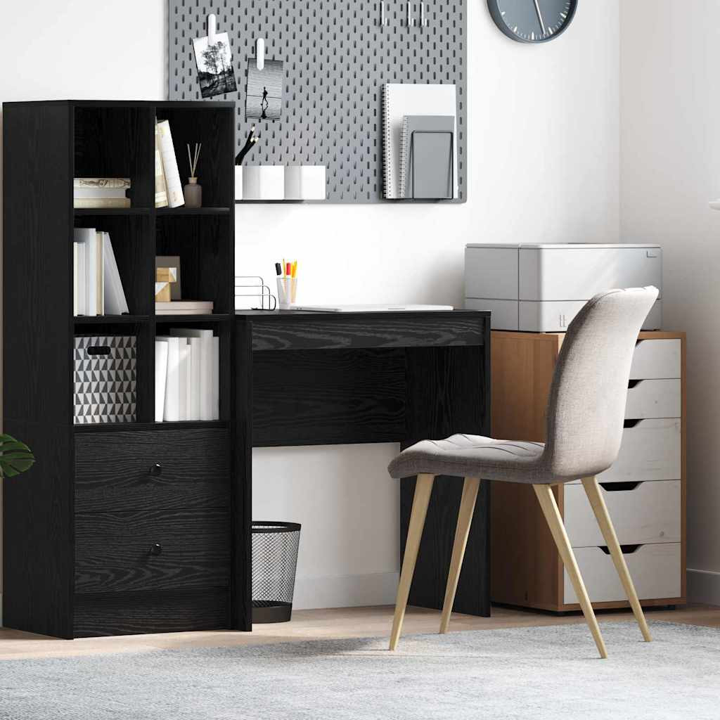 vidaXL Schreibtisch Schwarz Eichen-Optik 70 x 40 x 76 cm