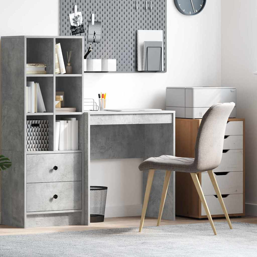 vidaXL Schreibtisch Beton Grau 70 x 40 x 76 cm