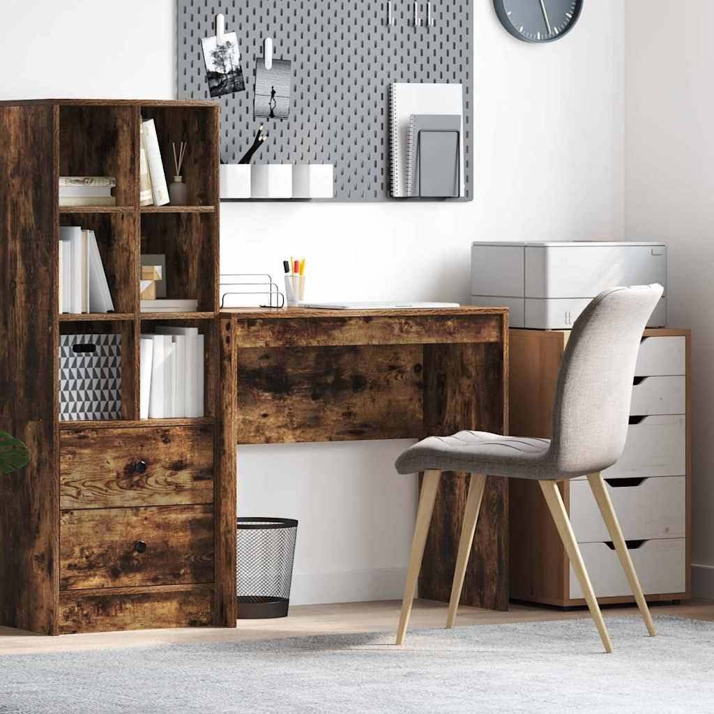 vidaXL Schreibtisch Geräucherte Eiche 80 x 40 x 76 cm