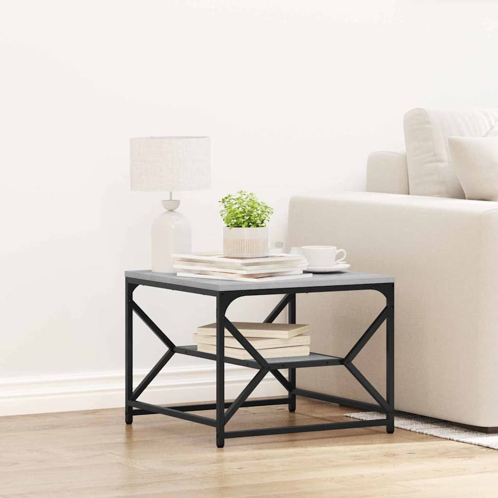 vidaXL Couchtisch Graues Sonoma 51 x 50 x 40 cm
