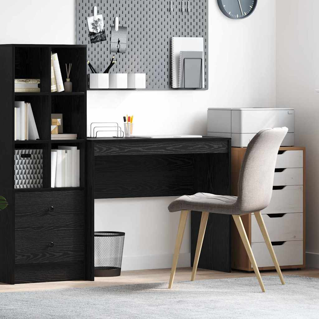 vidaXL Schreibtisch Schwarz Eichen-Optik 90 x 40 x 76 cm