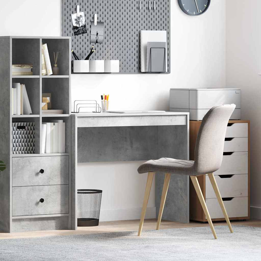 vidaXL Schreibtisch Beton Grau 90 x 40 x 76 cm
