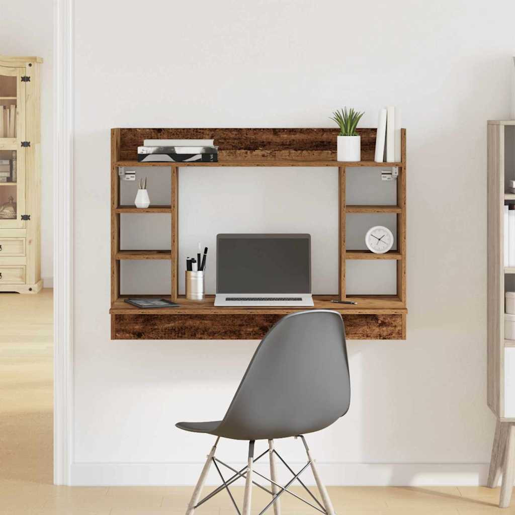 vidaXL Wandtisch Altholz Holzwerkstoff 105 x 48 x 75 cm
