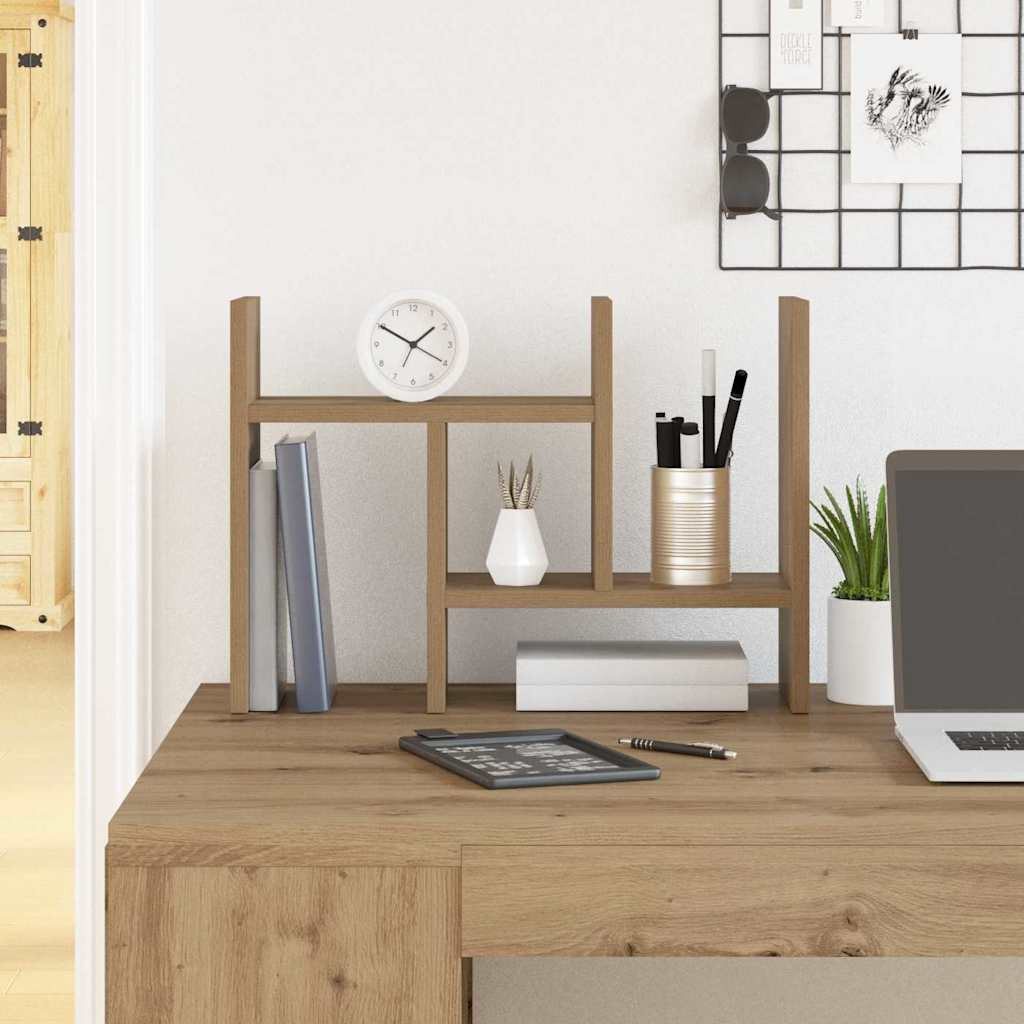 vidaXL Schreibtisch Organizer Artisan-Eiche 34,5 x 15,5 x 35,5 cm