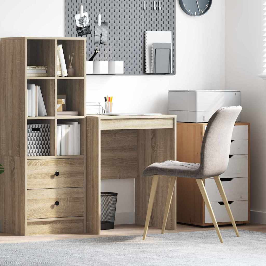 vidaXL Schreibtisch Sonoma-Eiche 60 x 50 x 76 cm