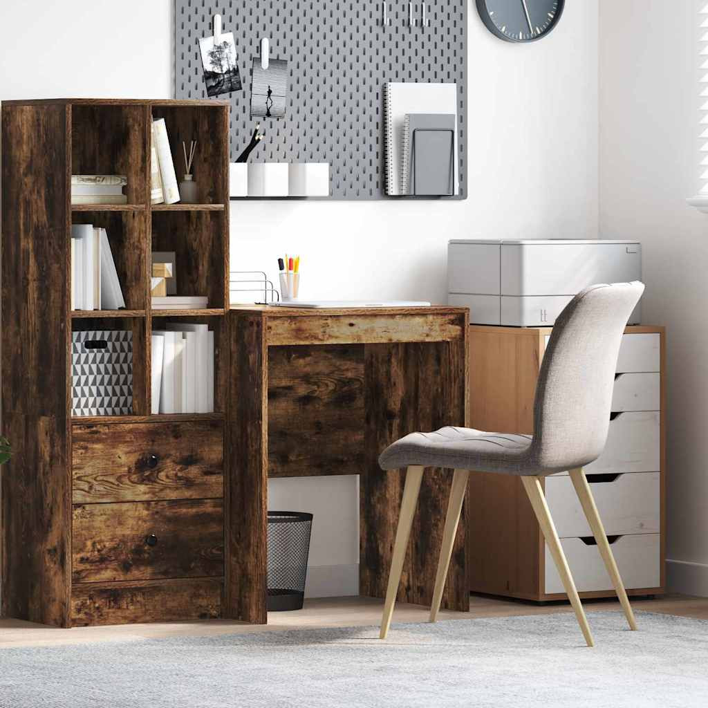vidaXL Schreibtisch Geräucherte Eiche 60 x 50 x 76 cm
