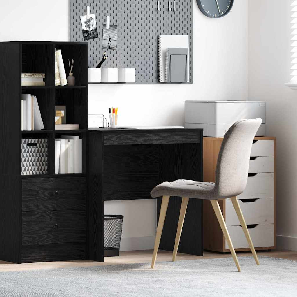 vidaXL Schreibtisch Schwarz Eichen-Optik 70 x 50 x 76 cm