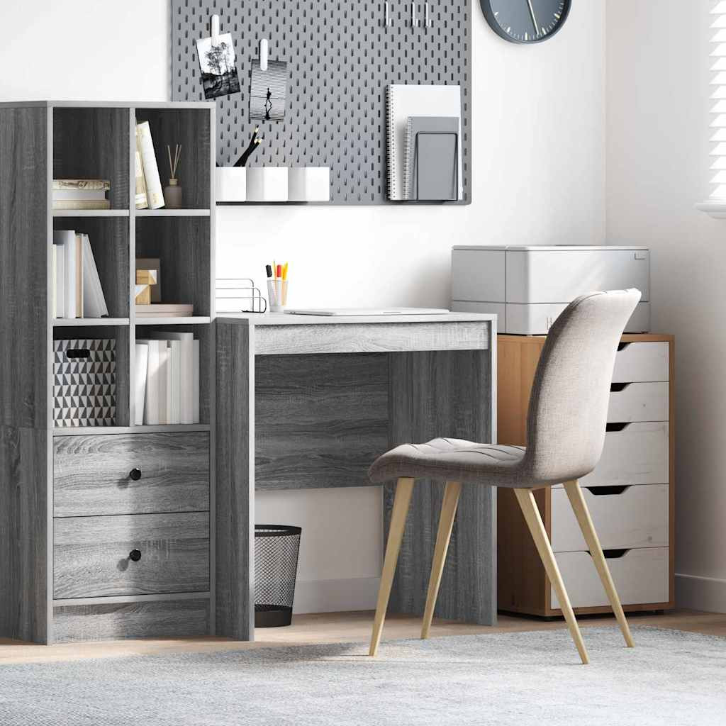 vidaXL Schreibtisch Graues Sonoma 70 x 50 x 76 cm