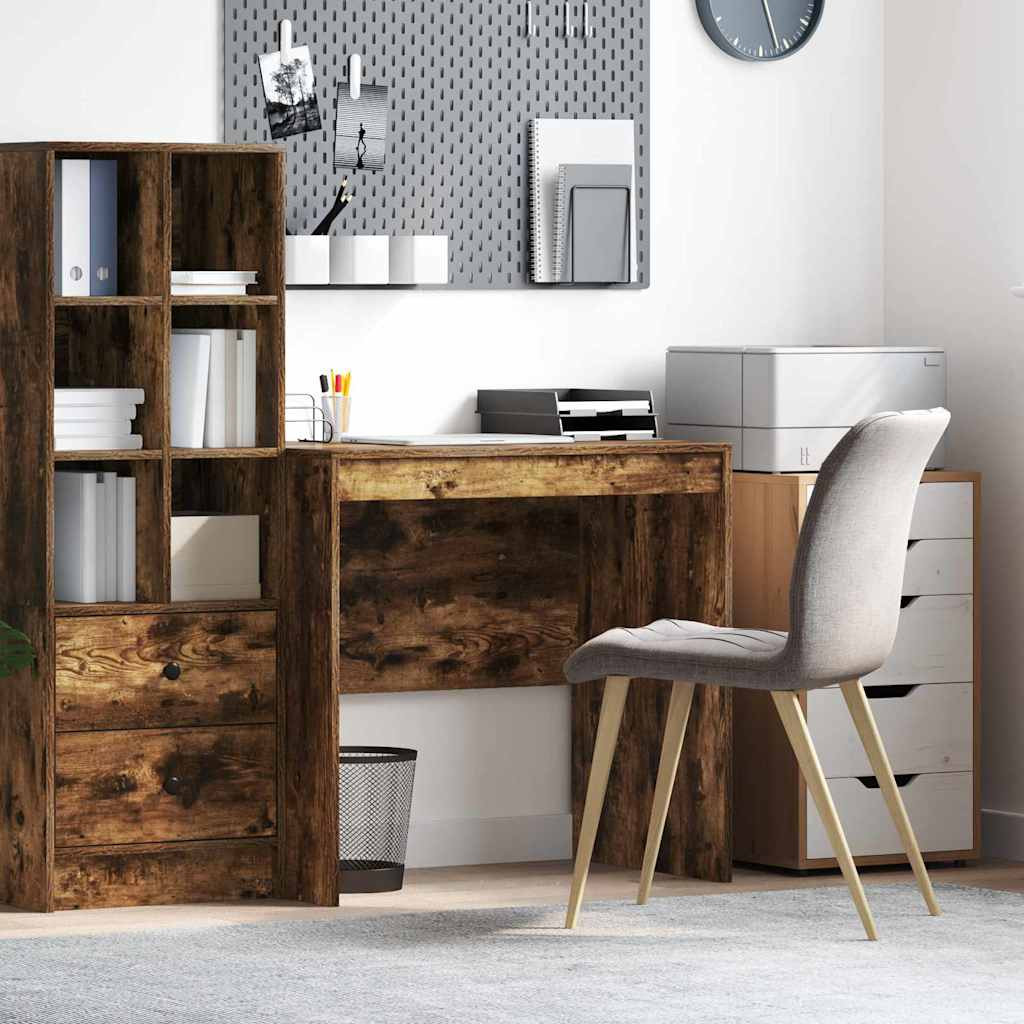 vidaXL Schreibtisch Geräucherte Eiche 80 x 50 x 76 cm