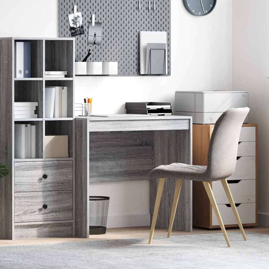 vidaXL Schreibtisch Graues Sonoma 80 x 50 x 76 cm