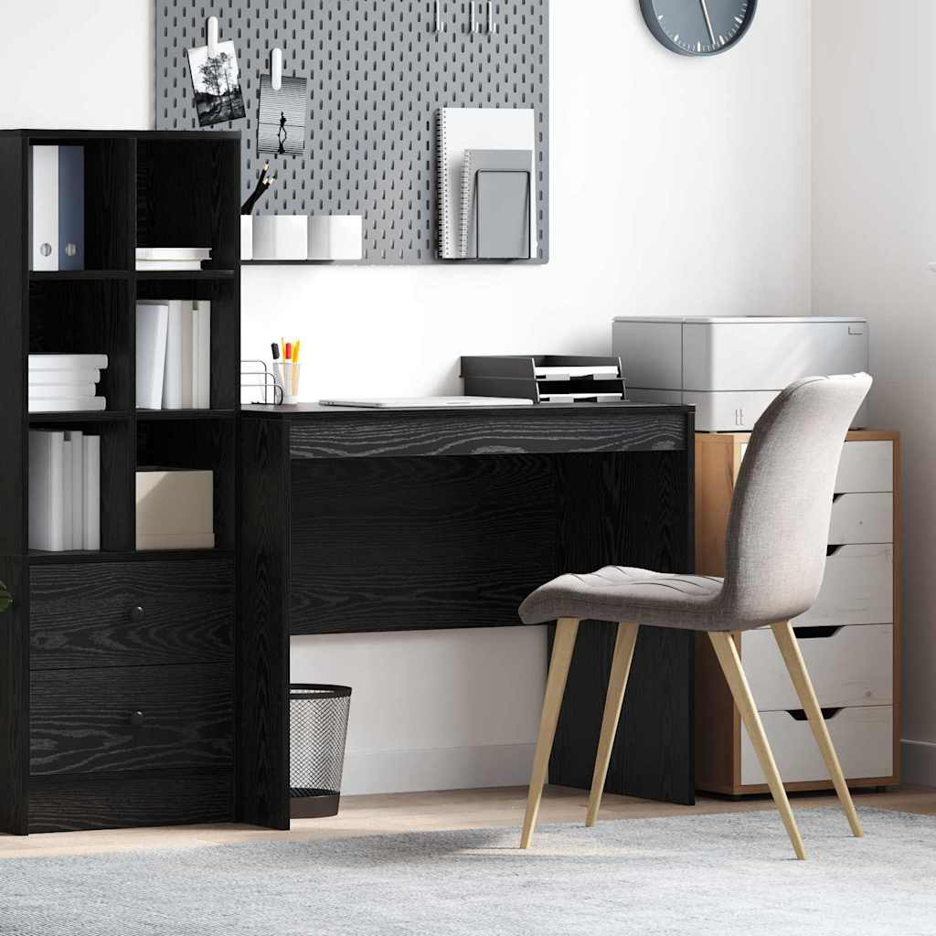 vidaXL Schreibtisch Schwarz Eichen-Optik 90 x 50 x 76 cm