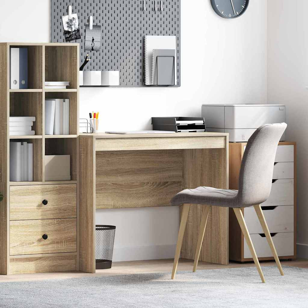 vidaXL Schreibtisch Sonoma-Eiche 90 x 50 x 76 cm