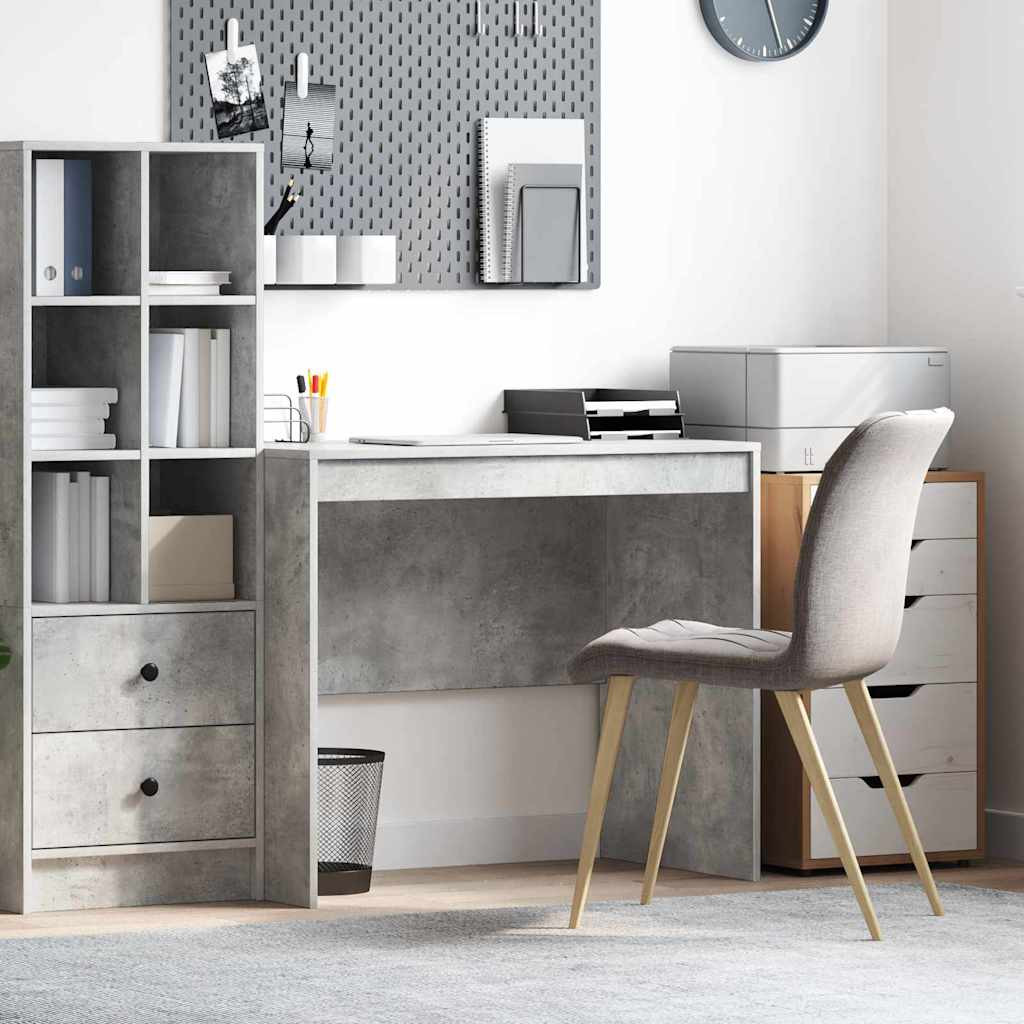 vidaXL Schreibtisch Beton Grau 90 x 50 x 76 cm
