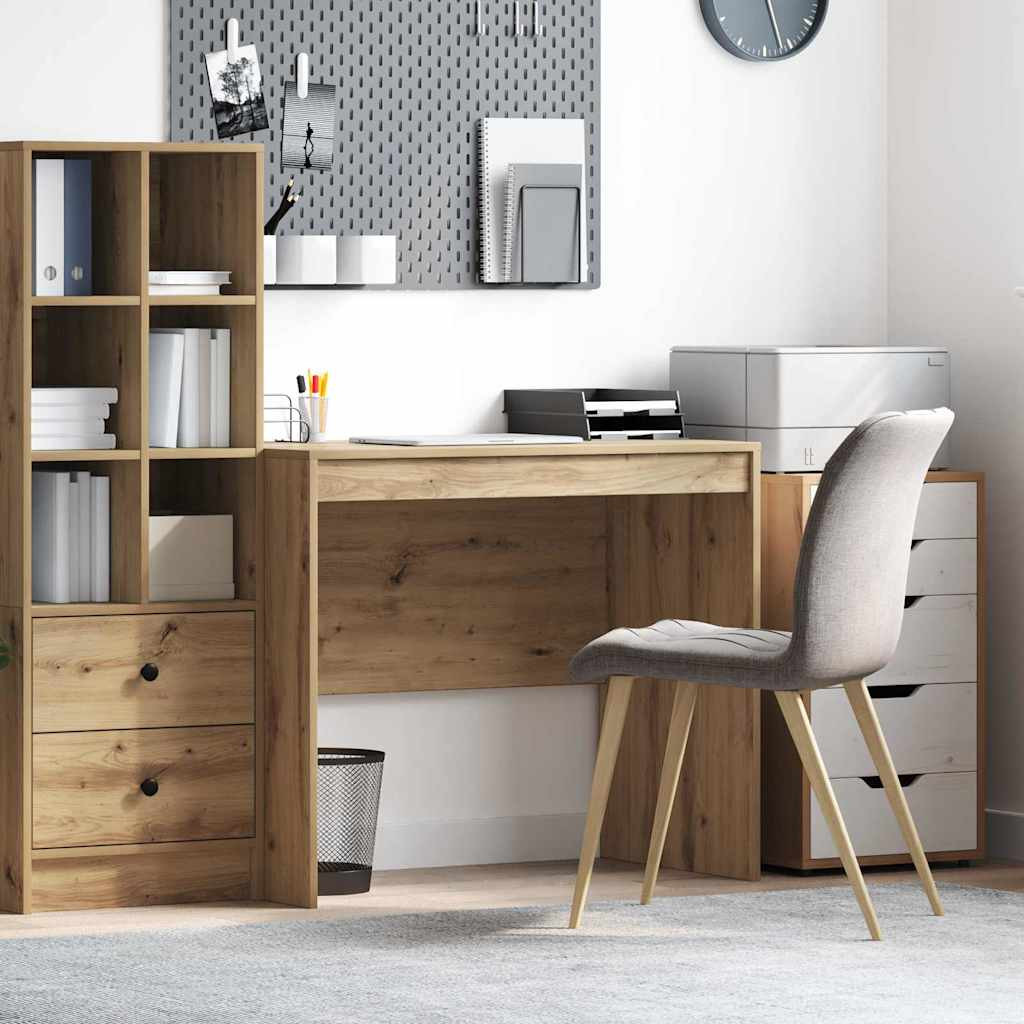 vidaXL Schreibtisch Artisan-Eiche 90 x 50 x 76 cm