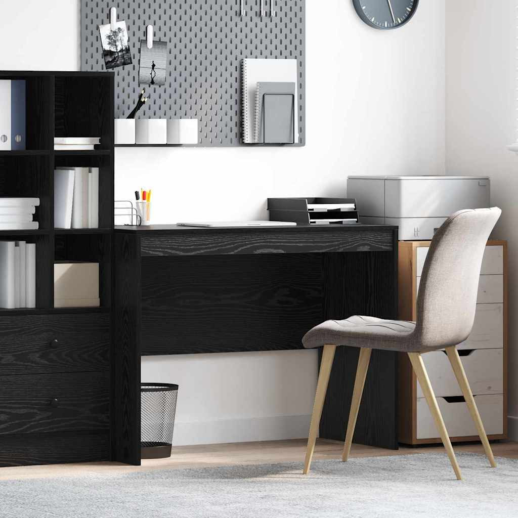 vidaXL Schreibtisch Schwarz Eichen-Optik 100 x 50 x 76 cm