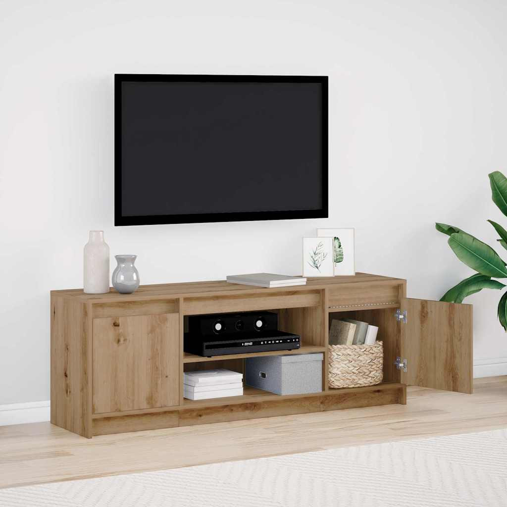 vidaXL TV-Einheiten 139,5 x 34 x 50 cm Braun Holzwerkstoff