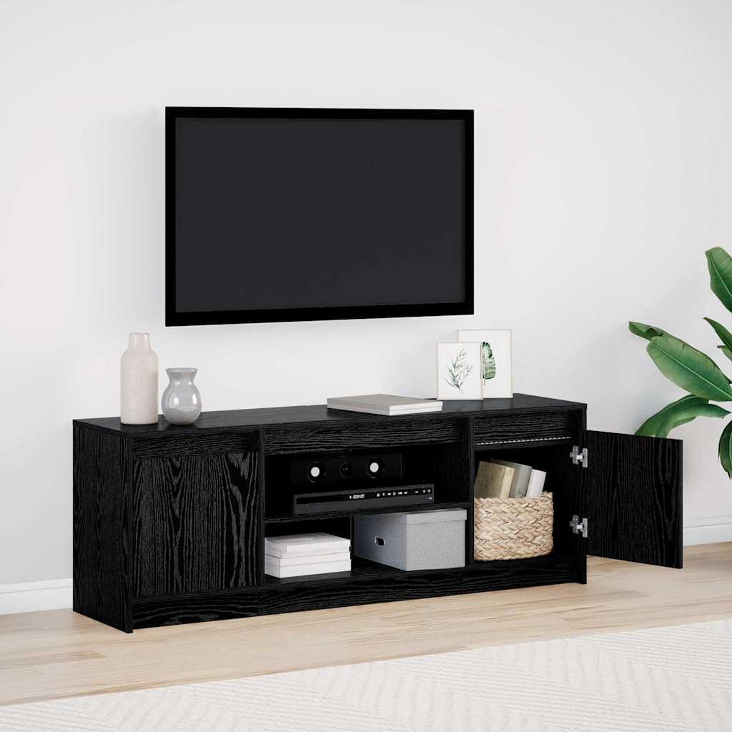 vidaXL TV-Einheiten Schwarz 139,5 x 34 x 50 cm Holzwerkstoff