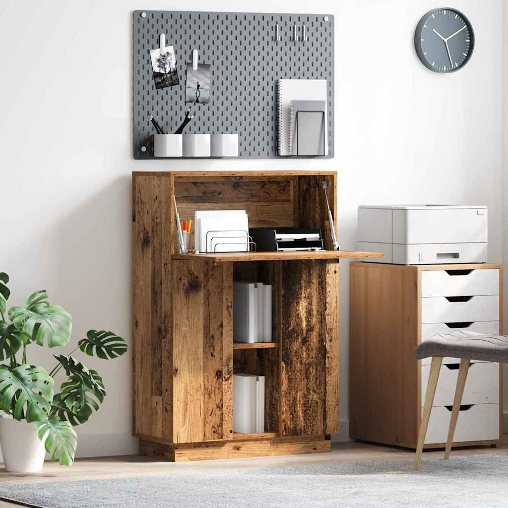 vidaXL Schreibtisch Altholz 71.5 x 31.5 x 106.5 cm Holzwerkstoff
