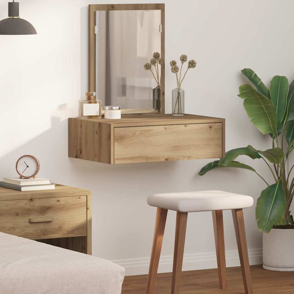 vidaXL Schminktisch Braun 60 x 40 x 70 cm Holzwerkstoff