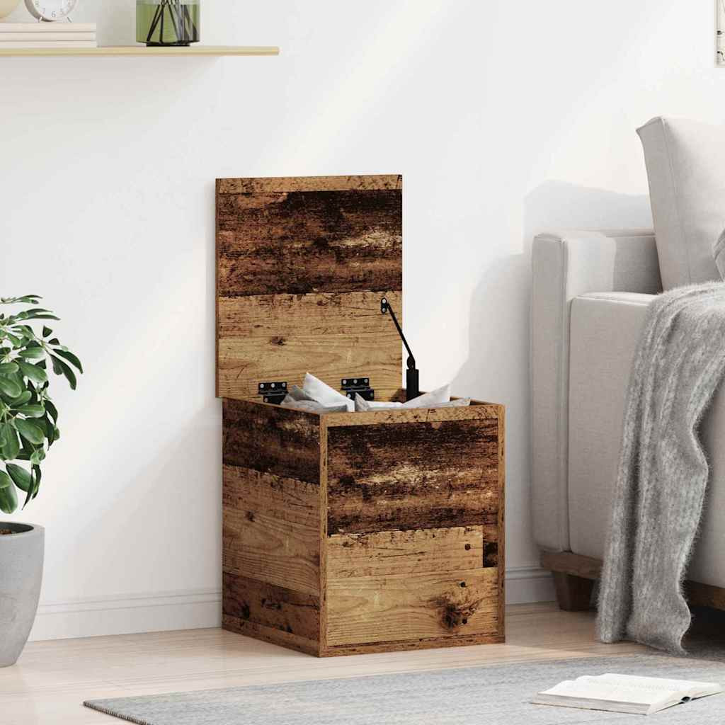 vidaXL Aufbewahrungsbox Altholz 40 x 42 x 46 cm Holzwerkstoff