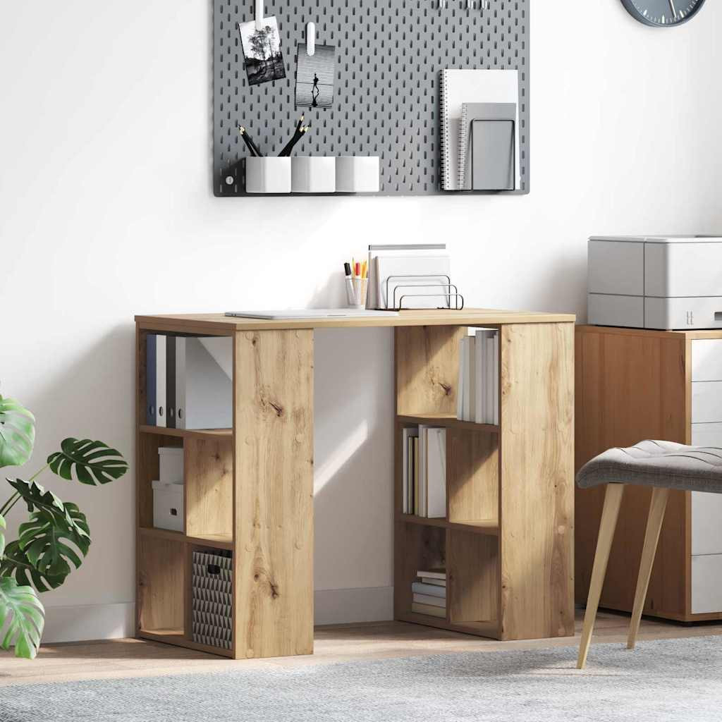 vidaXL Schreibtisch Artisan-Eiche Holzwerkstoff 90 x 50 x 75 cm