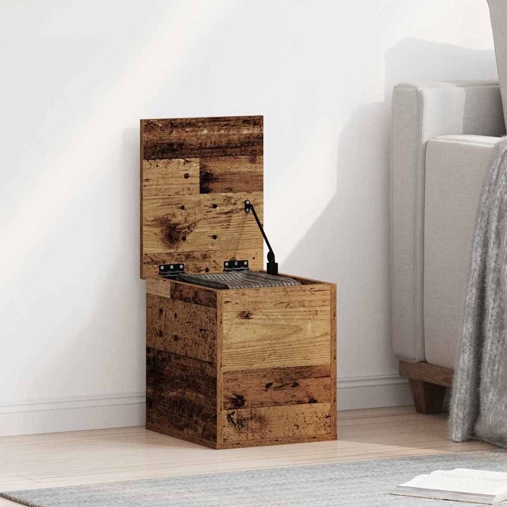 vidaXL Aufbewahrungsbox Altholz 30 x 35 x 35 cm Holzwerkstoff