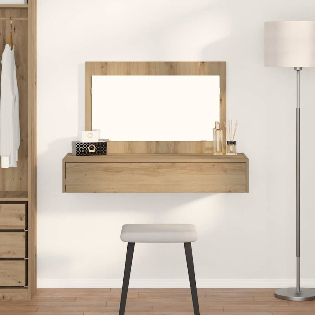 vidaXL Schminktisch Braun 100 x 40 x 70 cm Holzwerkstoff