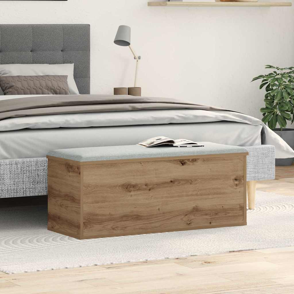 vidaXL Aufbewahrungsbox Artisan-Eiche 90 x 35 x 35 cm Holzwerkstoff